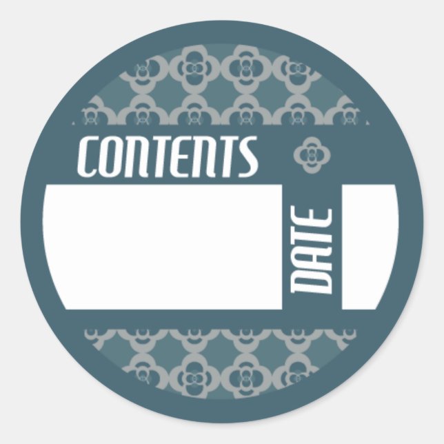 Retro Canning Lay Label Runder Aufkleber (Vorderseite)