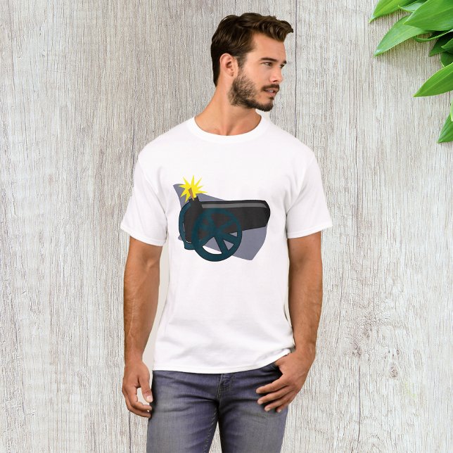 Retro Cannon Mens T - Shirt (Von Creator hochgeladen)