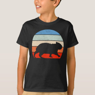 Retro Capybara Lover Vintag Zootier T-Shirt