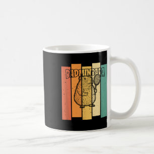 Retro Capybara-Shuttle - Vintage Badminton Badminb Kaffeetasse