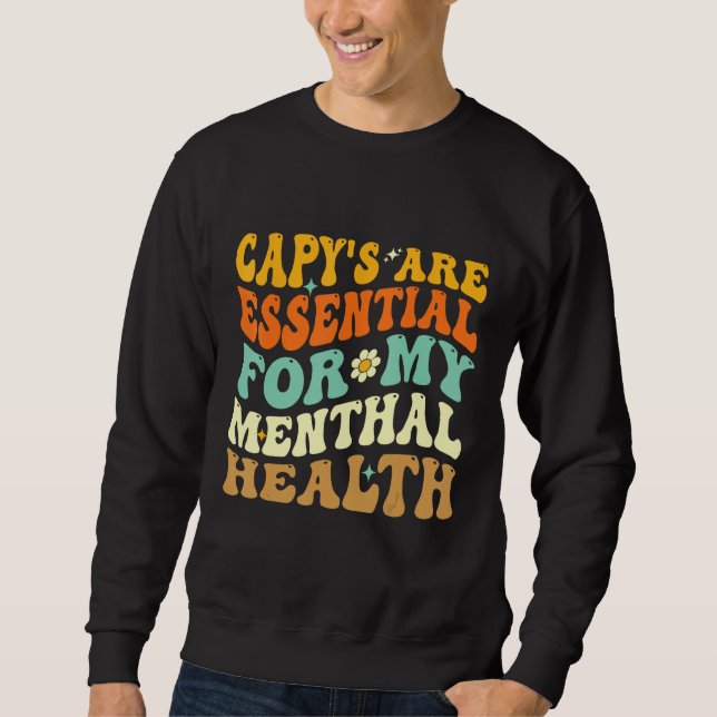 Retro Capybaras Capibara Rodent Capybara Capys are Sweatshirt (Vorderseite)