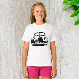 Retro Car Girls T - Shirt