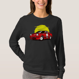 Retro Car Sunset Klassische Vintage Neuheit Männer T-Shirt