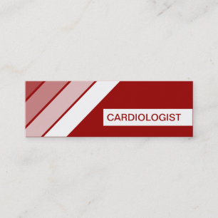 Retro-CARDIOLOGIST Mini Visitenkarte