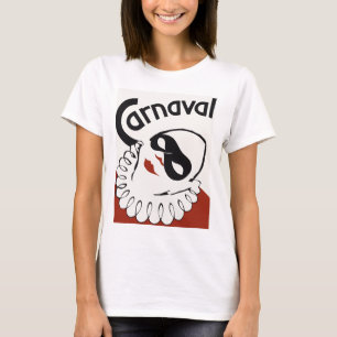 Retro Carnaval Karnevalsclown T-Shirt