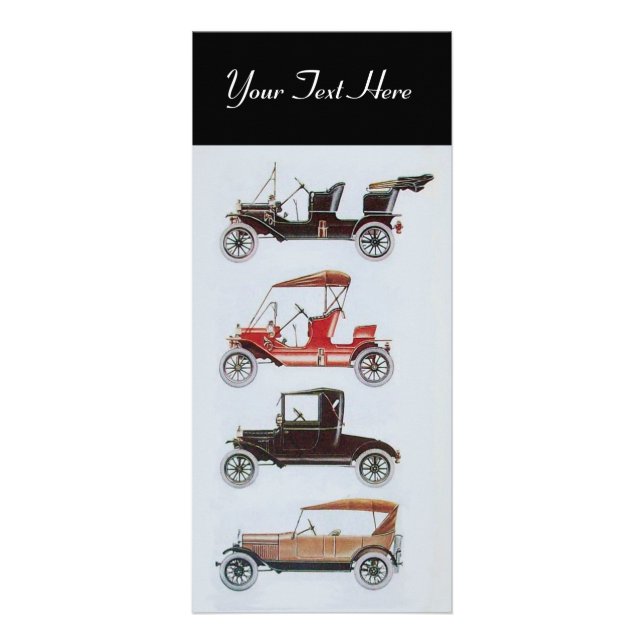 RETRO CARS 2 - Auto-Reparaturwagen Werbekarte (Vorne)