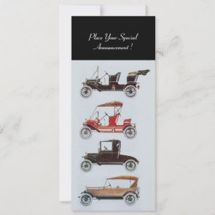 RETRO CARS 2 , AUTO-RESTORATION , blau-weiß Ankündigung