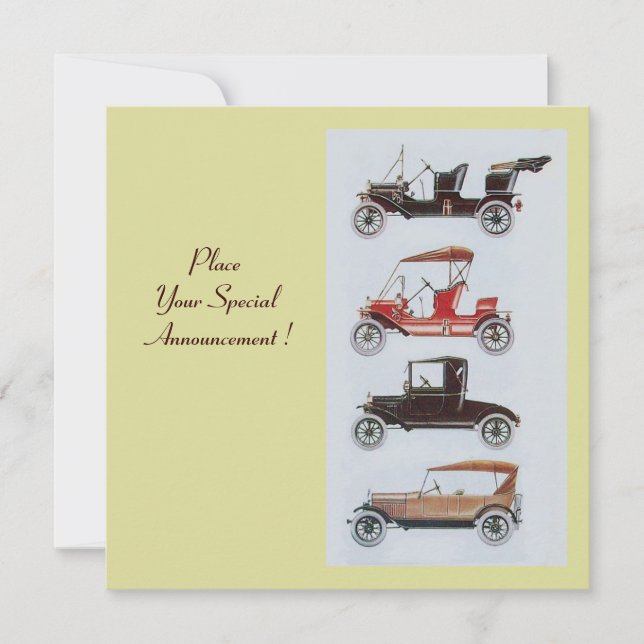 RETRO CARS 2 AUTO RESTORATION Gelb braun Ankündigung (Vorderseite)