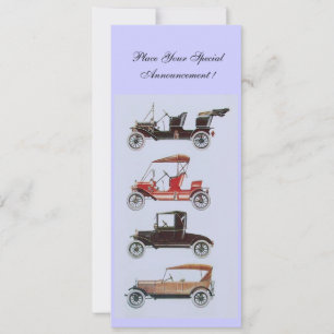 RETRO CARS 2 , AUTO-WIEDERHERSTELLUNG , blau Ankündigung