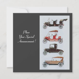 RETRO CARS 2 , AUTO-WIEDERHERSTELLUNG , Rot-Weiß Ankündigung