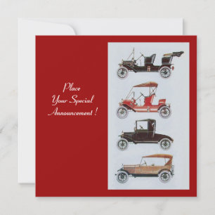 RETRO CARS 2 , AUTO-WIEDERHERSTELLUNG , Schwarz Ankündigung