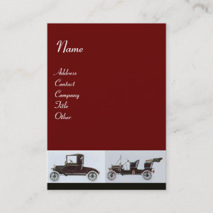 RETRO CARS 2 - Reparatur von Auto, Automobil Visitenkarte