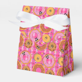 Retro Cartoon Donuts und Süßigkeiten Geschenkschachtel