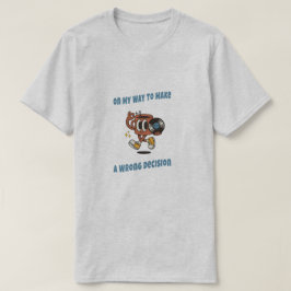 Retro-Cartoon-Falsche-Entscheidungen-Ästhetik-T-Sh T-Shirt