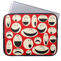 Retro-Cartoon gegenüber dem Muster Notebook-Sieb