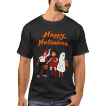 Retro Cartoon Happy Halloween