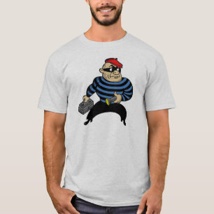 Retro-Cartoon-Katzen-Dieb T-Shirt
