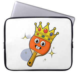 Retro-Cartoon-Tischtennisschläger-Laptophülle Laptopschutzhülle