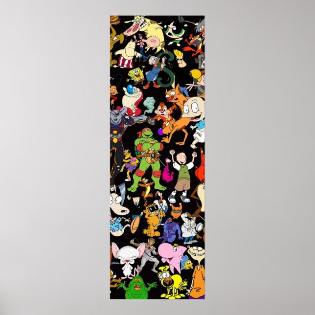 Retro Cartoons rugrats 80er 90s TV zeigen Cartoon  Poster (Vorne)