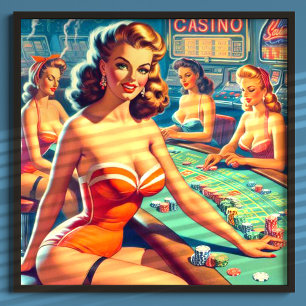Retro Casino Poster