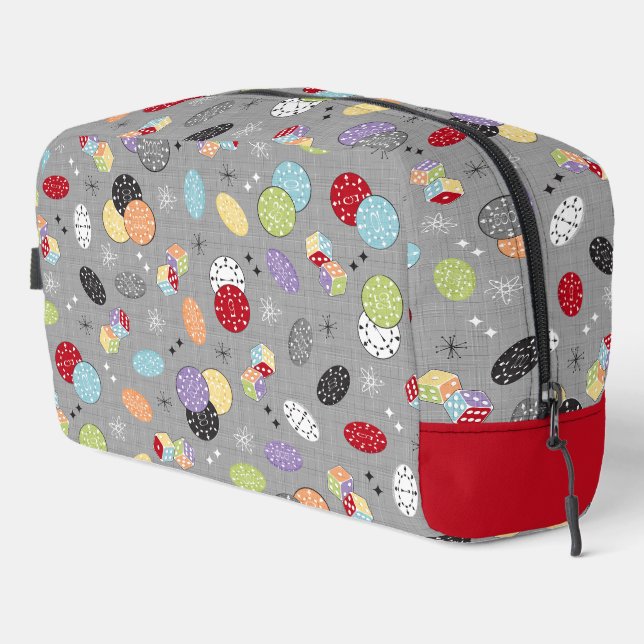 Retro Casino Waschbeutel (Rechte Ecke)