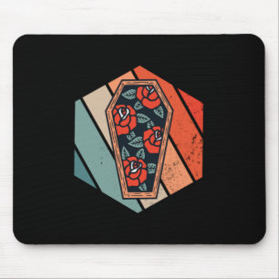 Retro Casket Embalmer Mortician Beerdigung Directo Mousepad