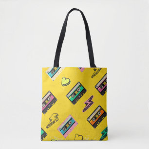 Retro Cassette: Design des Party der 80er Liebe