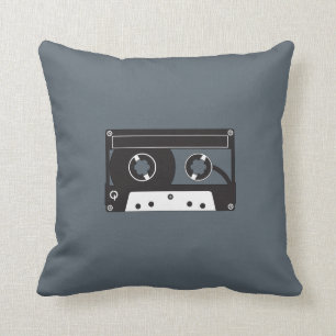 Retro Cassette Music Pillow Kissen