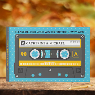 Retro Cassette Tape Musical Fun Pop Art Wedding Gästebuch