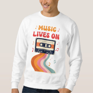 Retro Cassette Tape Shirt - Musik lebt auf Vintag