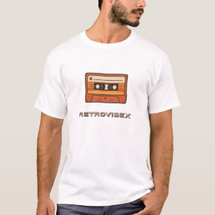 Retro Cassette Tape T - Shirt - Vintages Musik-T-S