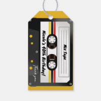 Retro Cassette Tape Yellow 90er Geburtstagsparty