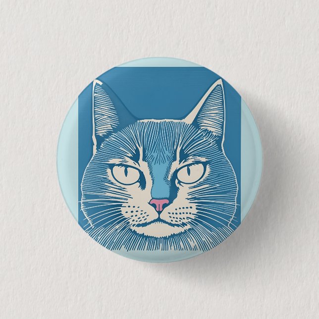 retro cat 1 button (Vorderseite)