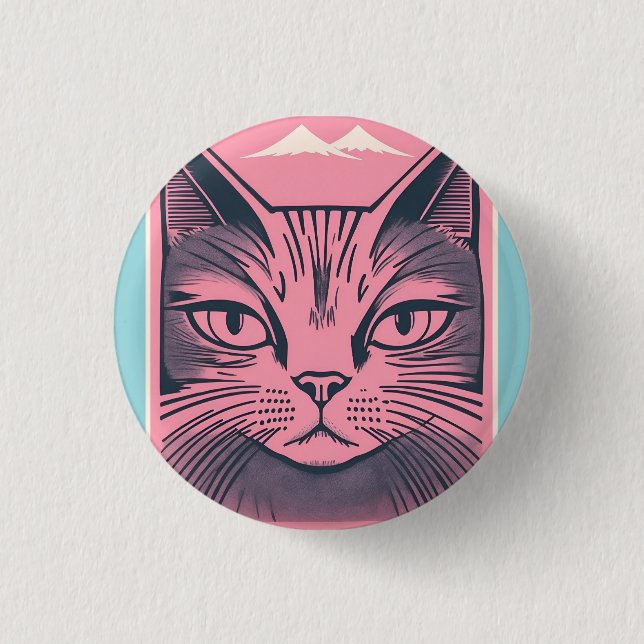 retro cat 2 button (Vorderseite)