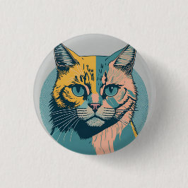 retro cat 5 button