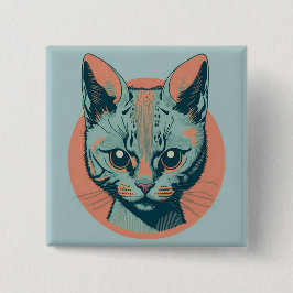 retro cat 5 button