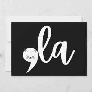 Retro Cat Comma La Kamala Harris 2024 Wahl Einladung