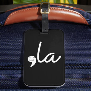 Retro Cat Comma La Kamala Harris für den Präsident Gepäckanhänger