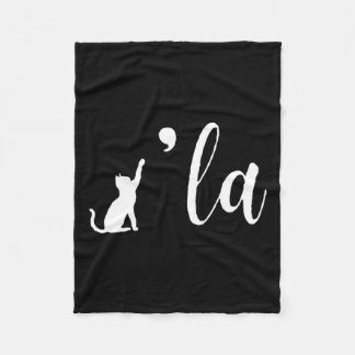 Retro Cat Comma La Kamala Harris für Präsident 200 Fleecedecke