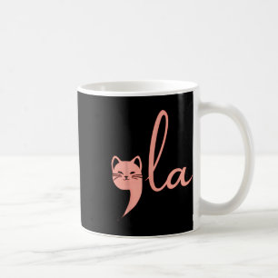 Retro Cat Comma La Kamala Harris für Präsident 200 Kaffeetasse