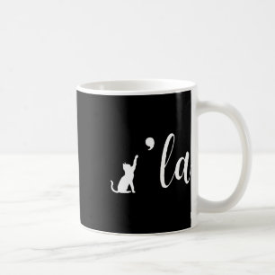 Retro Cat Comma La Kamala Harris für Präsident 200 Kaffeetasse