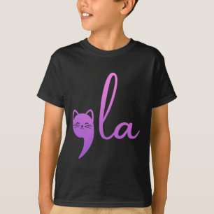 Retro Cat Comma La Kamala Harris für Präsident 200 T-Shirt