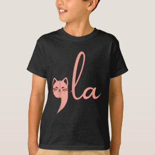 Retro Cat Comma La Kamala Harris für Präsident 200 T-Shirt