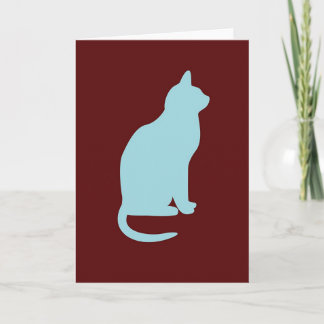Retro Cat - Leere Karte