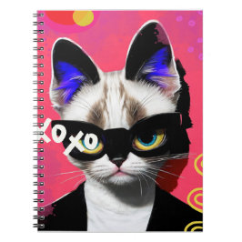 Retro Cat | Notebook-Journal Notizblock