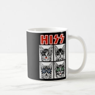 Retro Cat Rock Music Concept Band Men Kids Women F Kaffeetasse