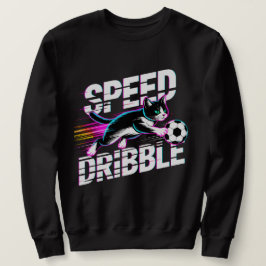 Retro Cat Soccer - Birthday Gift for Pet Lovers Sweatshirt
