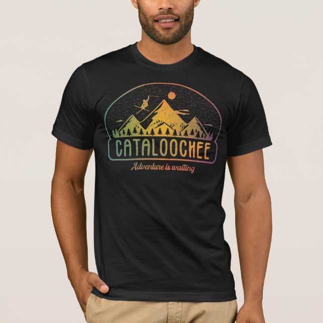 Retro Cataloochee Ski T - Shirt (Vorderseite)