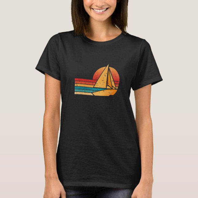 Retro Catamaran T-Shirt (Vorderseite)
