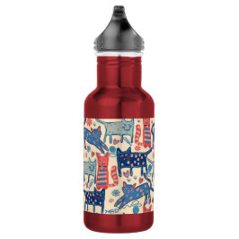 Retro Cats Edelstahlflasche